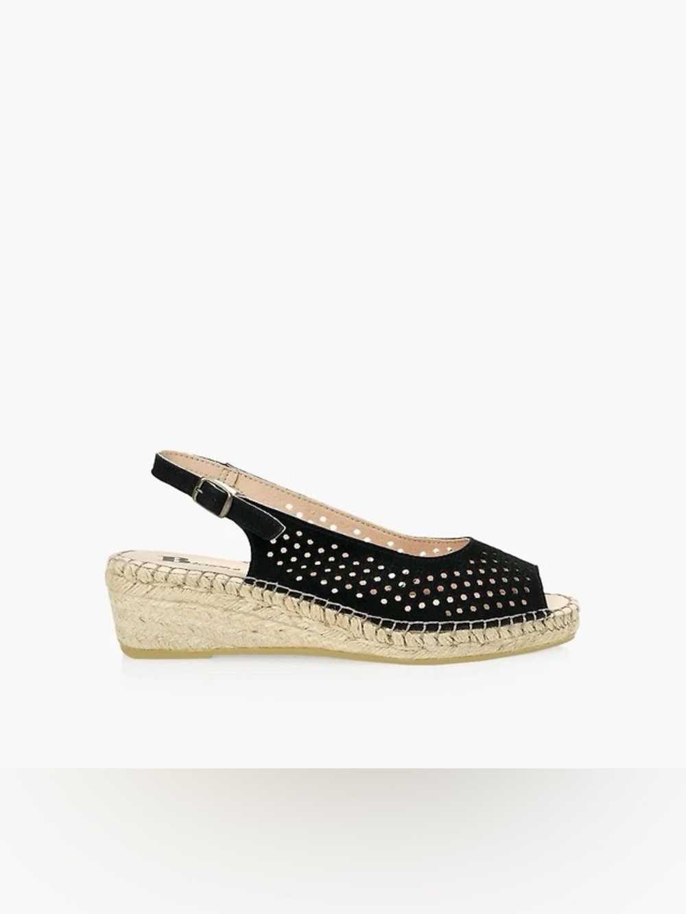 Brown’s Fullerton slingback wedge espadrille open toe sandals women’s size 8